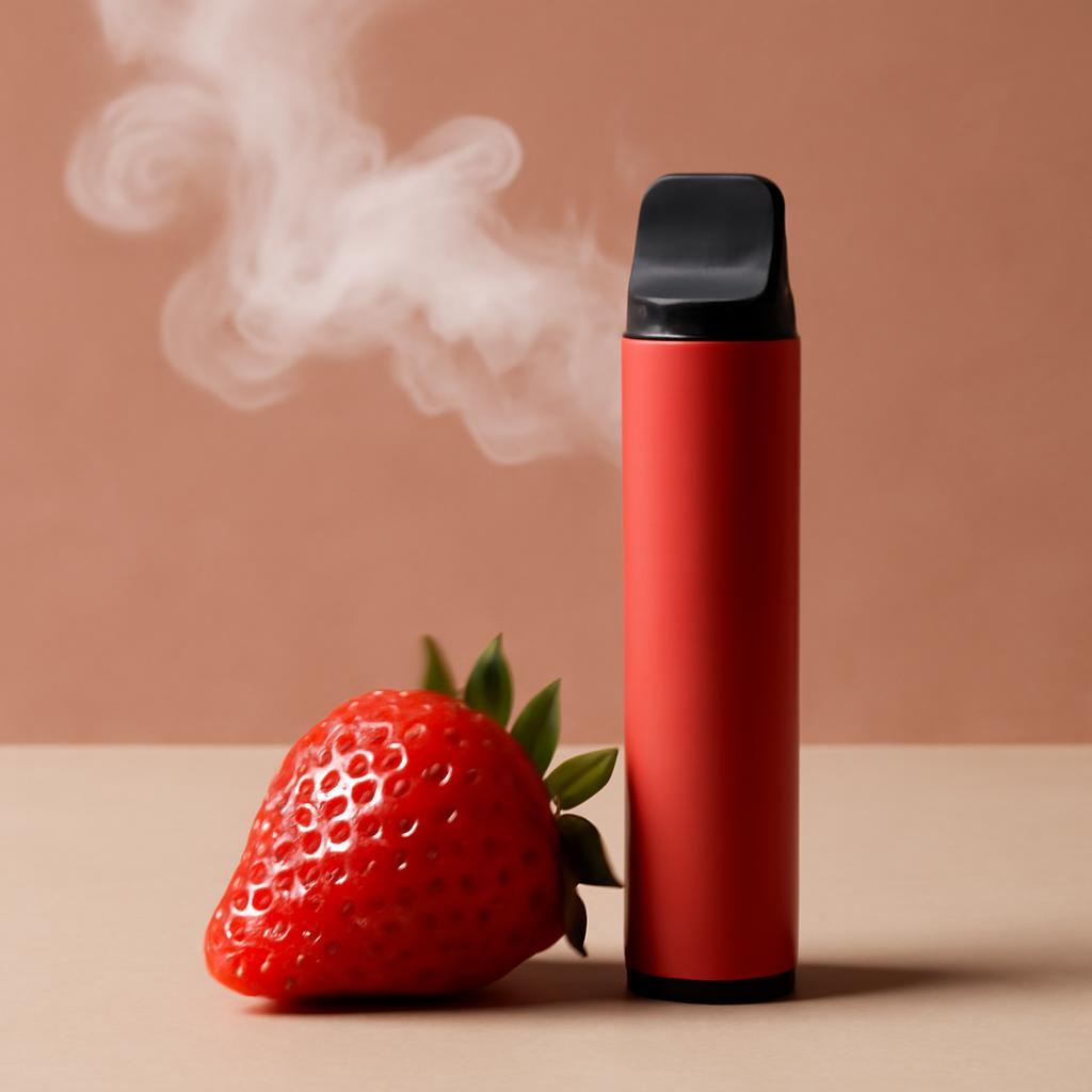 Vapeur douce et fruitée de puff fraise pour débutants